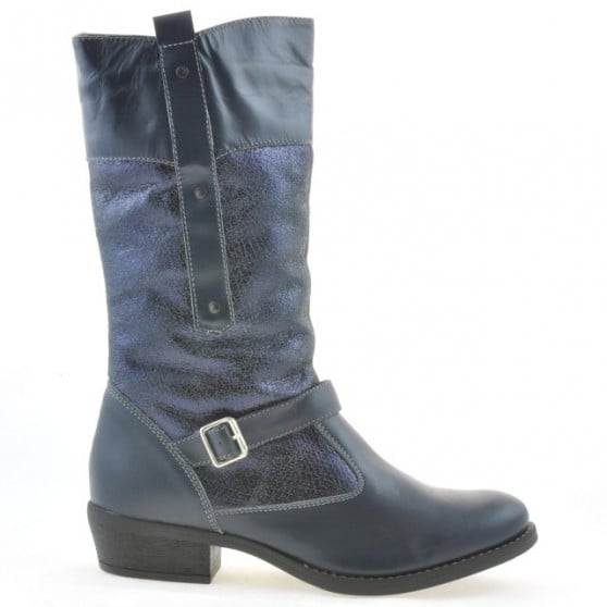 Damenstiefel 225 Indigo kombiniert Damenstiefel 225 Indigo kombiniert