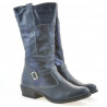 Damenstiefel 225 Indigo kombiniert