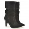 Damenstiefel 1113 schwarz+schwarz Antilope