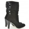 Damenstiefel 1113 schwarz+schwarz Antilope