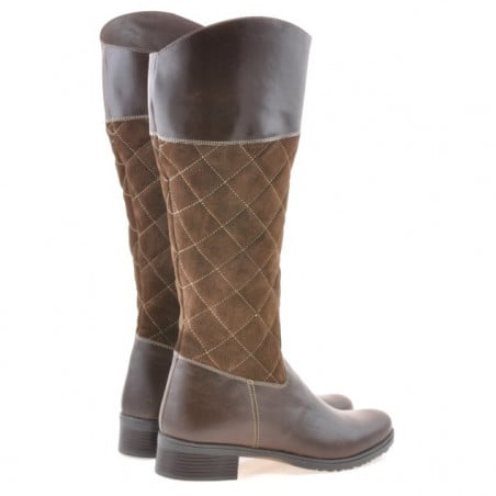 Damenstiefel 3293 Kaffee kombiniert