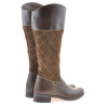 Damenstiefel 3293 Kaffee kombiniert