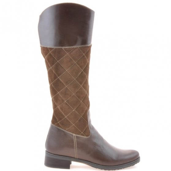 Damenstiefel 3293 Kaffee kombiniert Damenstiefel 3293 Kaffee kombiniert
