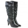 Damenstiefel 1120 schwarz+schwarze Antilope pic