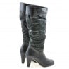 Damenstiefel 1120 schwarz+schwarze Antilope pic