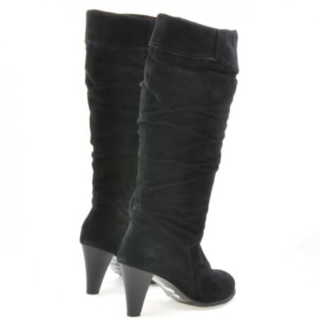 Damenstiefel 1120 Schwarz+Schwarz Antilope