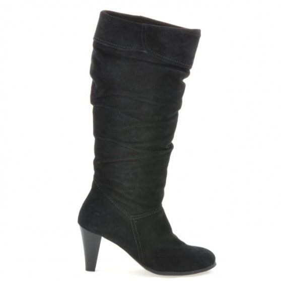 Damenstiefel 1120 Schwarz+Schwarz Antilope