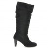 Damenstiefel 1120 Schwarz+Schwarz Antilope
