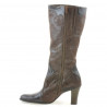 Damenstiefel 1111 Lack Kaffee+Kaffee Antilope