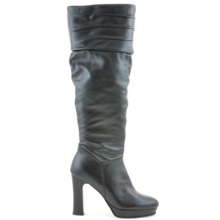 Damenstiefel 1118 schwarz