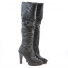 Damenstiefel 1118 schwarze Antilope pic