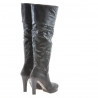 Damenstiefel 1118 schwarze Antilope pic
