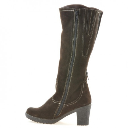 Damenstiefel 3258 Kaffee Velours