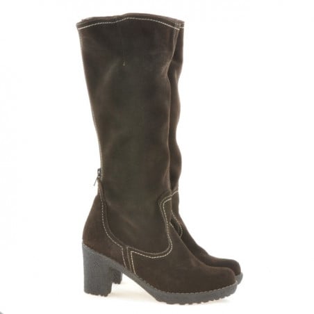 Damenstiefel 3258 Kaffee Velours
