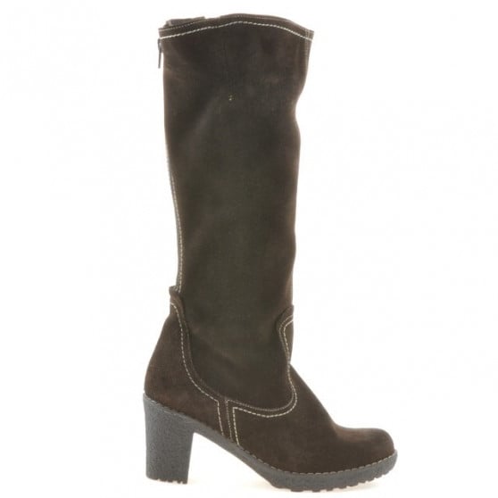 Damenstiefel 3258 Kaffee Velours Damenstiefel 3258 Kaffee Velours