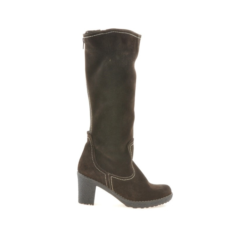 Damenstiefel 3258 Kaffee Velours