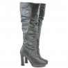 Damenstiefel 1118 satin grau