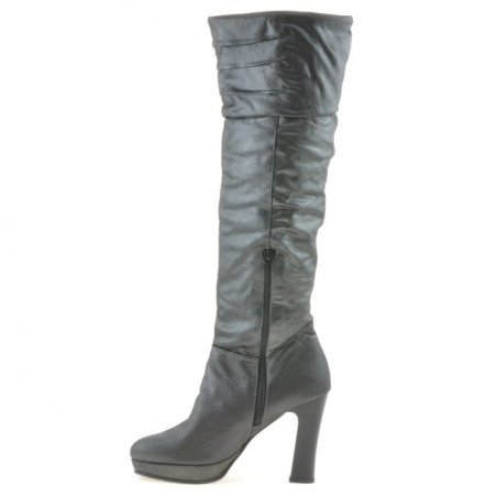 Damenstiefel 1118 satin grau