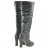 Damenstiefel 1118 satin grau