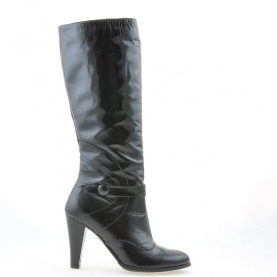 Damenstiefel 1119 schwarzer Lack Damenstiefel 1119 schwarzer Lack