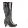 Damenstiefel 229 Lack Kaffee