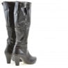 Damenstiefel 229 Lack Kaffee
