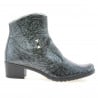 Damenstiefel 232 Crep Lack Grau