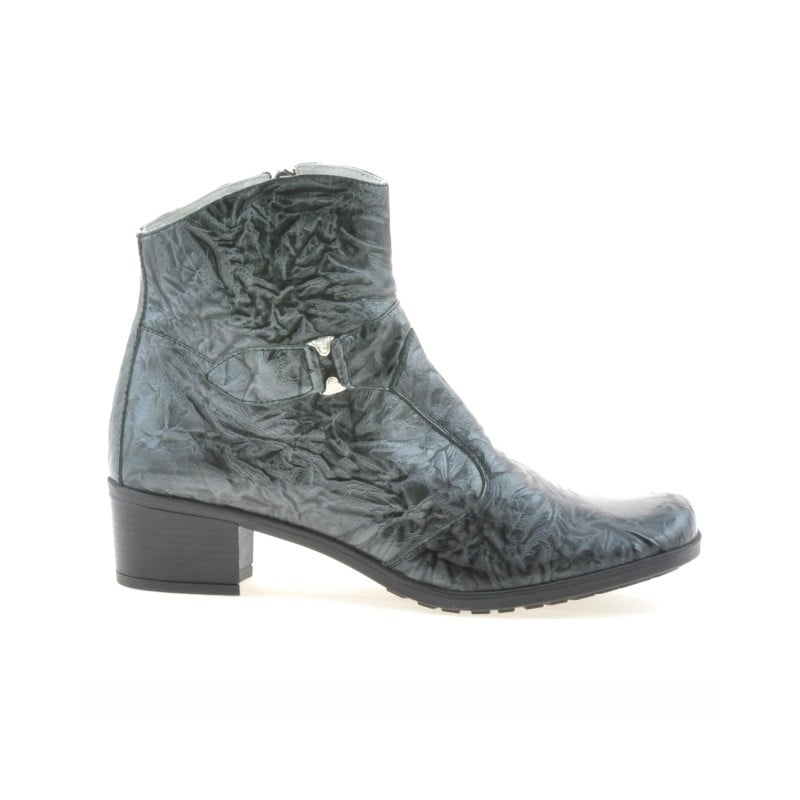 Damenstiefel 232 Crep Lack Grau