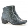 Damenstiefel 232 Crep Lack Grau