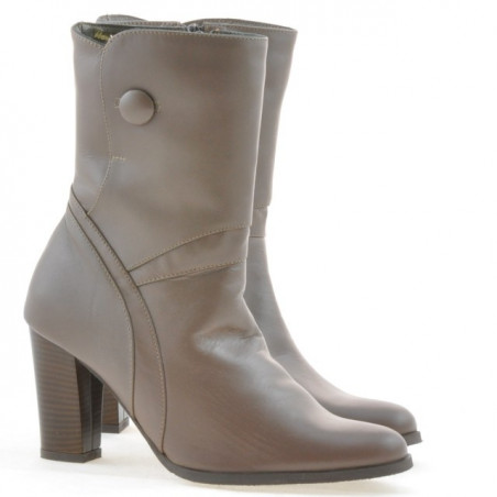 Damen Stiefeletten 1127 Sandfarbe