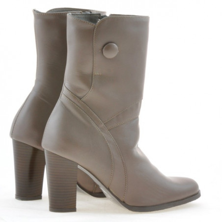 Damen Stiefeletten 1127 Sandfarbe