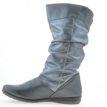 Damenstiefel 257 perlmuttgrau