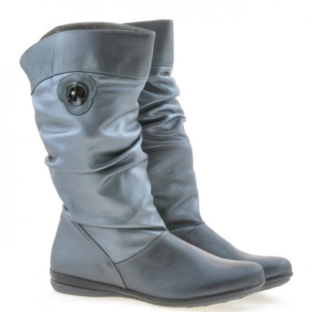 Damenstiefel 257 perlmuttgrau