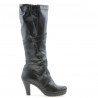 Damenstiefel 229 Lack Schwarz