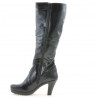 Damenstiefel 229 Lack Schwarz
