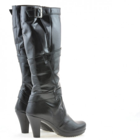 Damenstiefel 229 Lack Schwarz