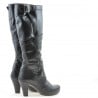 Damenstiefel 229 Lack Schwarz