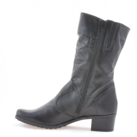 Damenschuhe 261 schwarz+schwarz Crepe