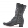 Damenschuhe 261 schwarz+schwarz Crepe