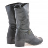Damenschuhe 261 schwarz+schwarz Crepe