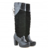 Damenstiefel 226-1 schwarz+schwarz Antilope