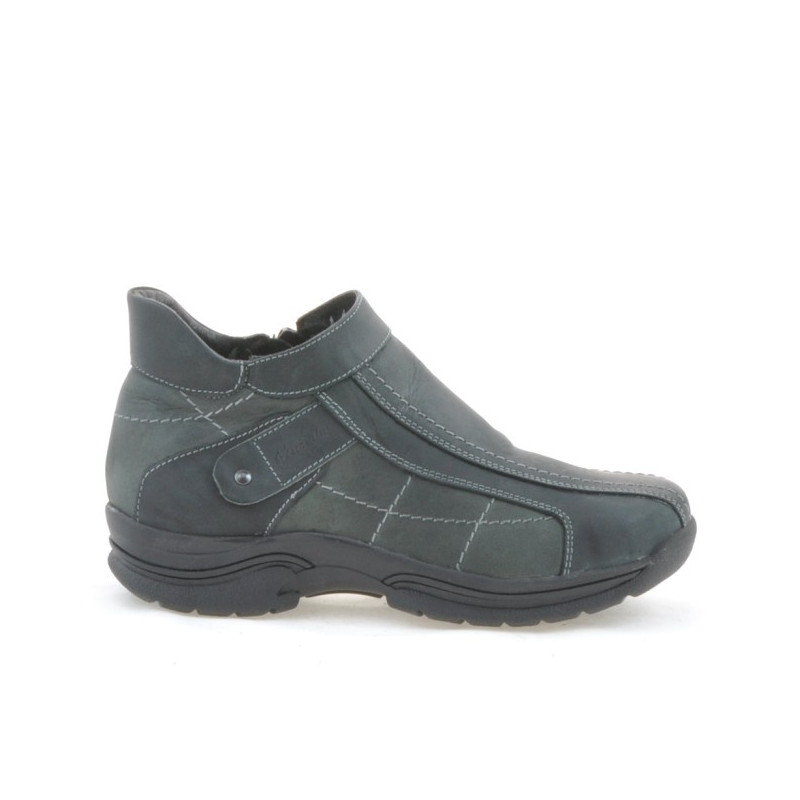 Jugendstiefel 441 Tuxon schwarz+grau