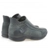 Jugendstiefel 441 Tuxon schwarz+grau