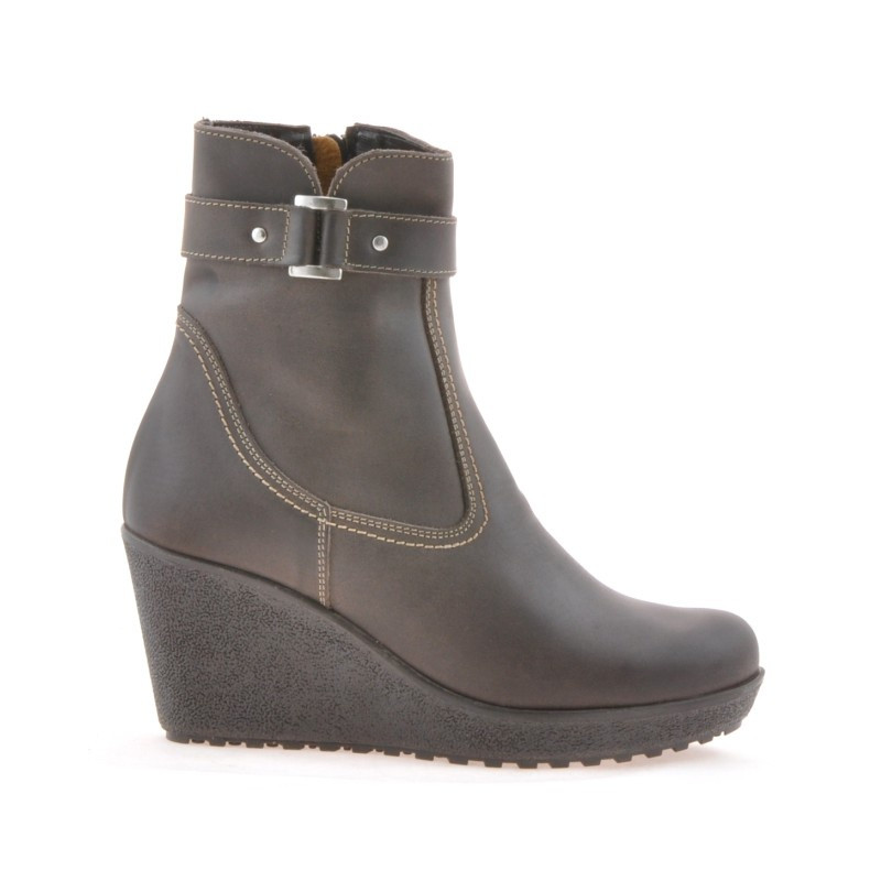 Damenstiefeletten 3295 Tuxon Kaffee