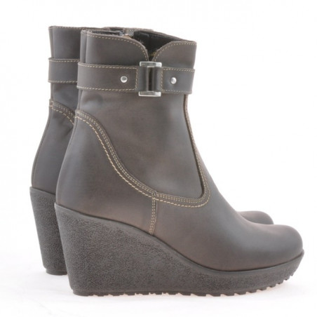 Damenstiefeletten 3295 Tuxon Kaffee