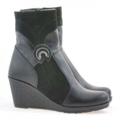 Damenstiefel 3220 schwarz kombiniert