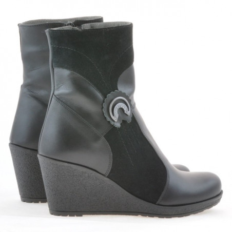 Damenstiefel 3220 schwarz kombiniert