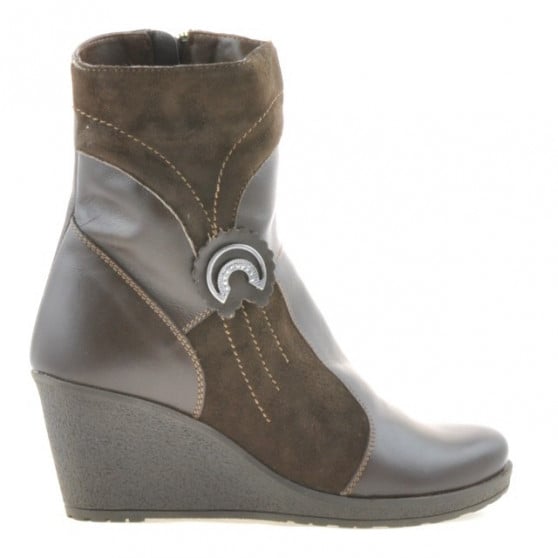 Damenstiefel 3220 Kaffee kombiniert
