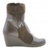 Damenstiefel 3220 Kaffee kombiniert