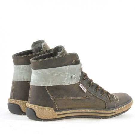 Damenstiefeletten 258 Tuxon Kaffee+Beige